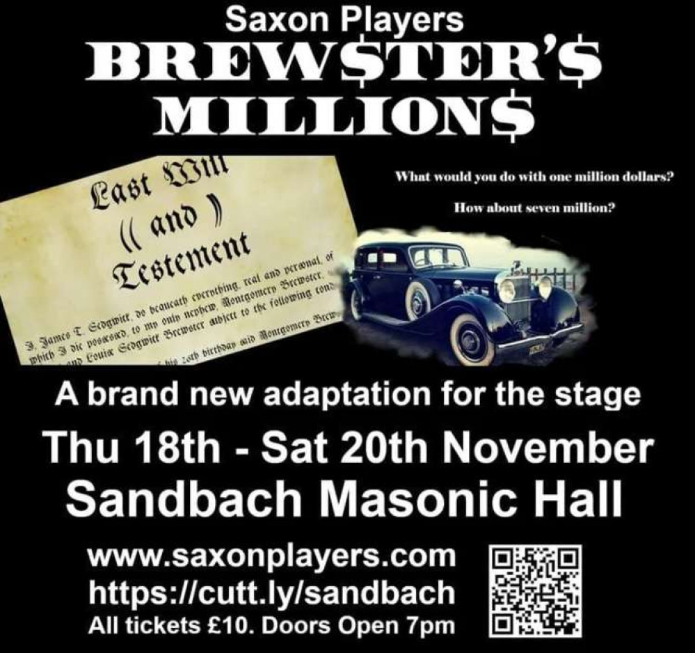 Saxon Players are on stage for three nights until Saturday