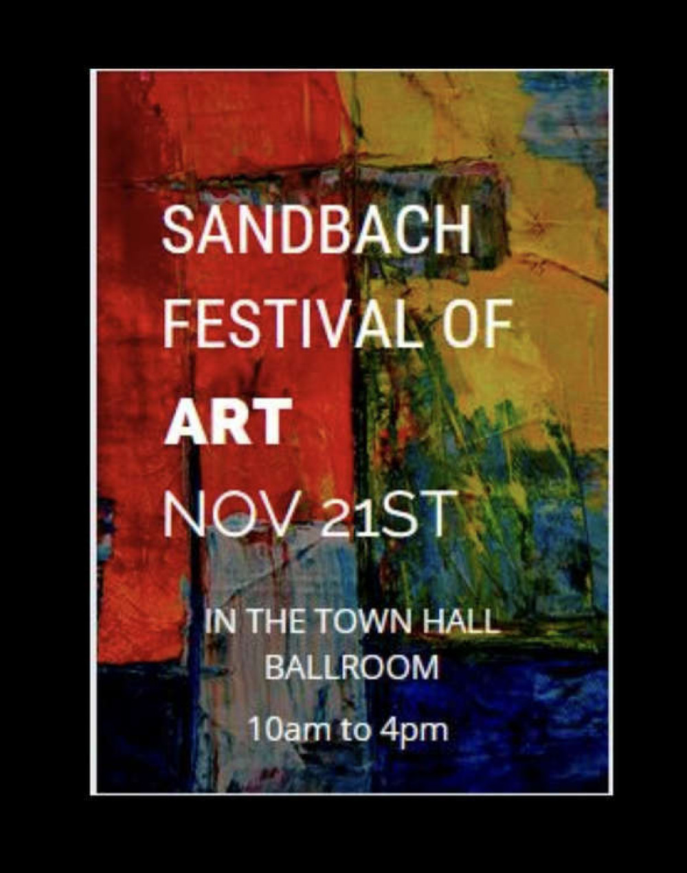 Sandbach Festival of Art takes place on Sunday