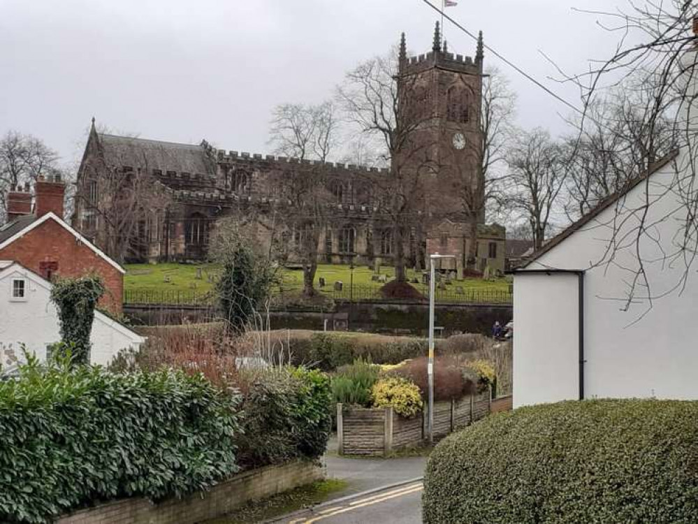 Stunning views of Sandbach's historic St Mary's Church