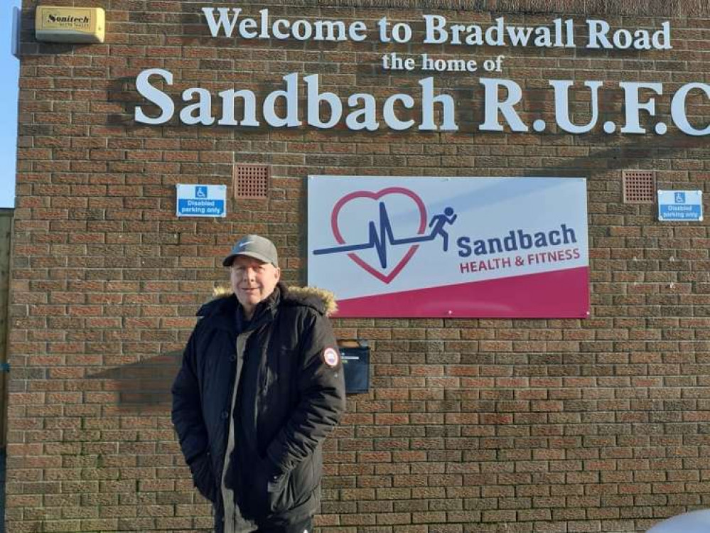 Andy Milner has praised Sandbach Rugby Club for its support