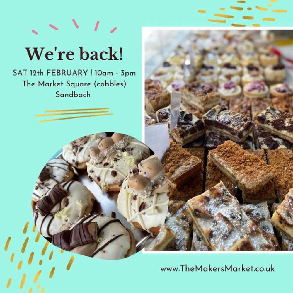 Artisan market on The Cobbles this weekend (Photo: Sandbach Maker's Market)t Artisan market on The Cobbles this weekend (Photo: Sandbach Maker's Market)t