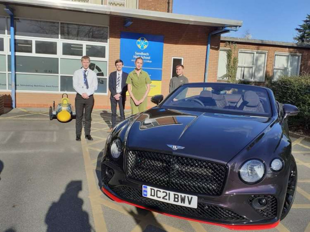 Four apprentices in the 'driving seat' at the apprenticeship event