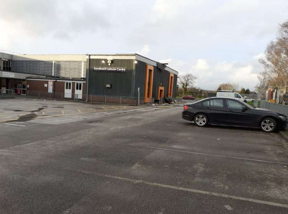 Sandbach Leisure Centre is currently closed due to storm damage.