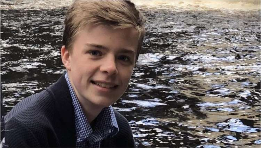 Alsager teenager Calvin Middleton who collapsed during a church service