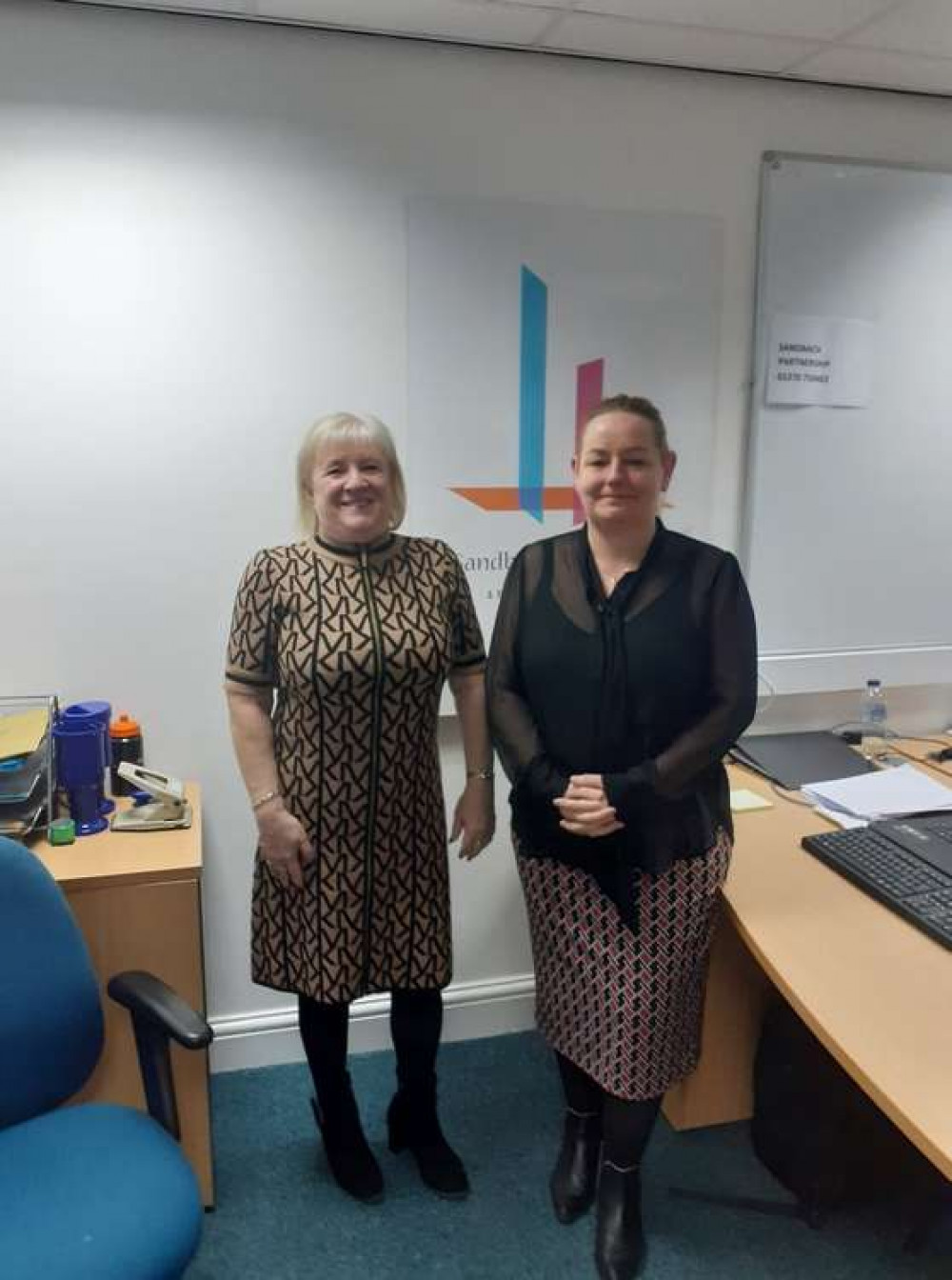 Vice chair, Sue Wood (left) and chair, Keeley Todd.