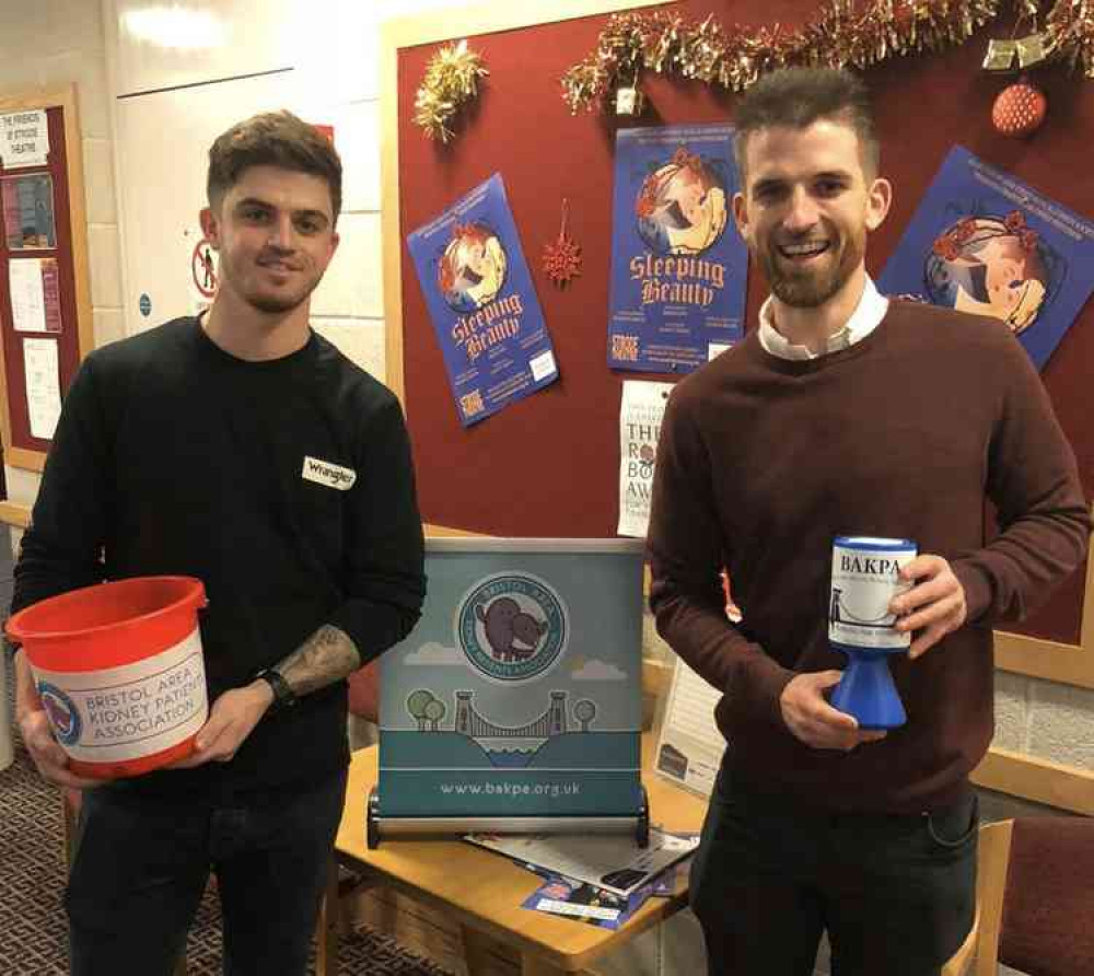 Brothers Charlie Lewis (left) and Harry have thanked panto audiences for raising funds for the Bristol Area Kidney Patients Association Brothers Charlie Lewis (left) and Harry have thanked panto audiences for raising funds for the Bristol Area Kidney Patients Association