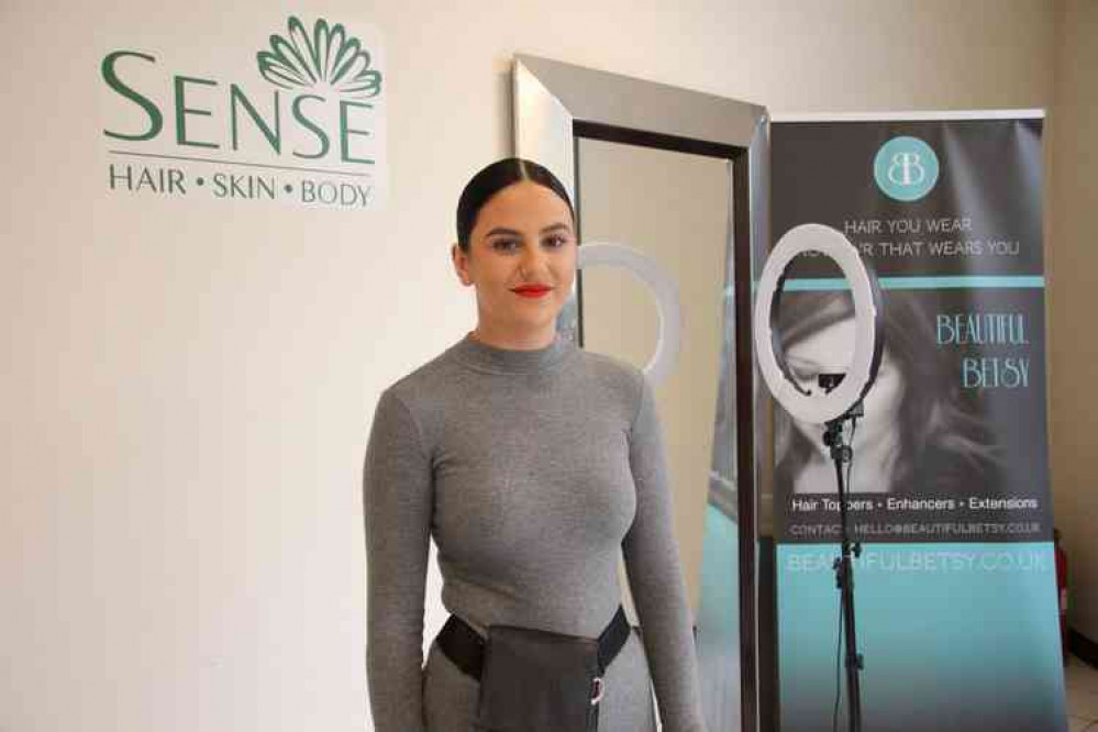 Erica Czerny at Sense Hair, Skin and Body Erica Czerny at Sense Hair, Skin and Body