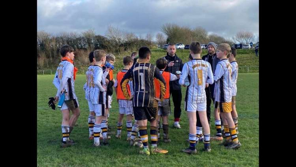 Team talk from Under 13s manager Sam Dibling Team talk from Under 13s manager Sam Dibling