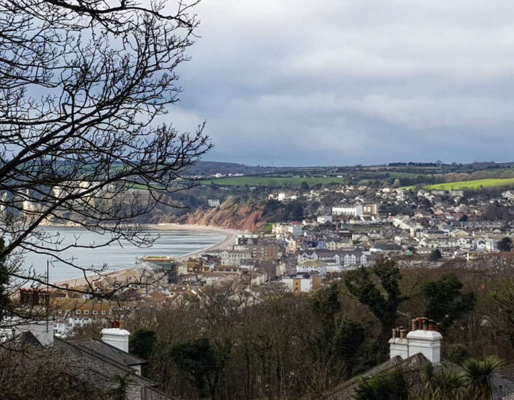 A view looking over Seaton seafront (photo credit Vivi Smith)