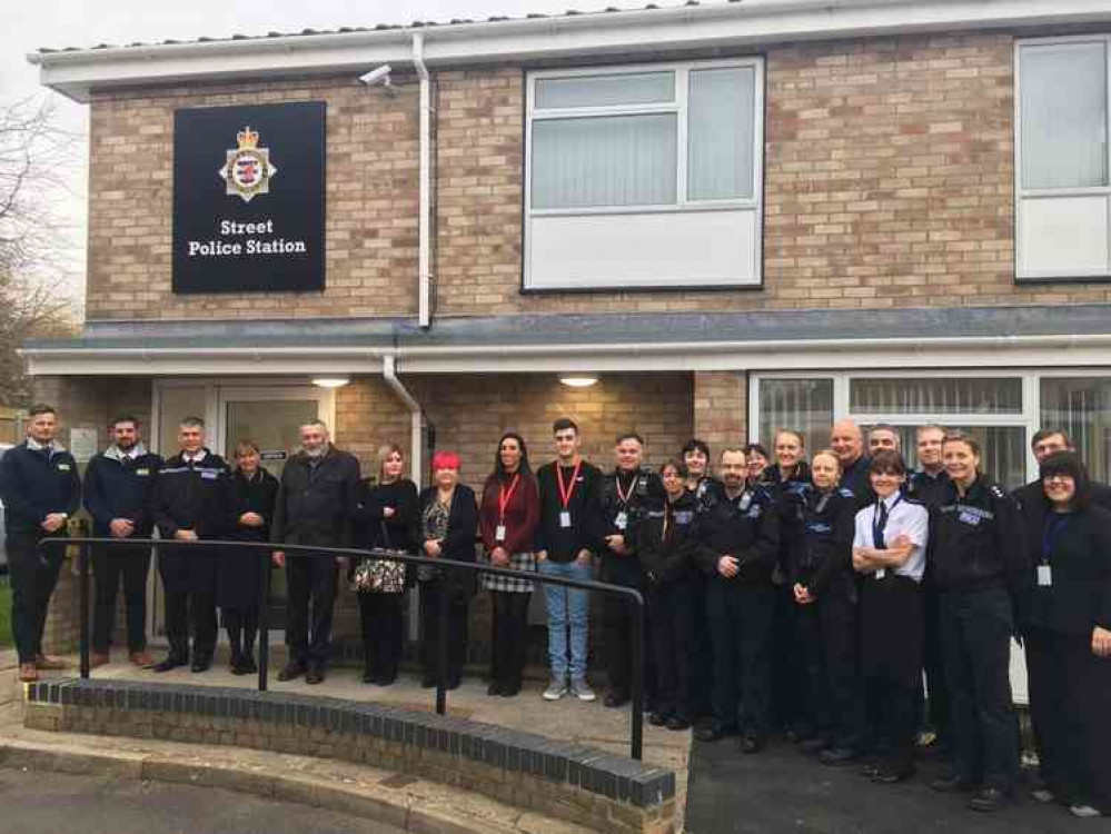 Chief Constable Andy Marsh and PCC Sue Mountstevens were at the Street opening ceremony Chief Constable Andy Marsh and PCC Sue Mountstevens were at the Street opening ceremony