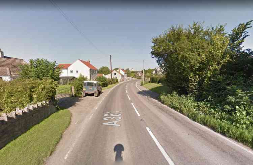 The A361 in Greinton - see today's mobile speed camera locations (Photo: Google Street View) The A361 in Greinton - see today's mobile speed camera locations (Photo: Google Street View)