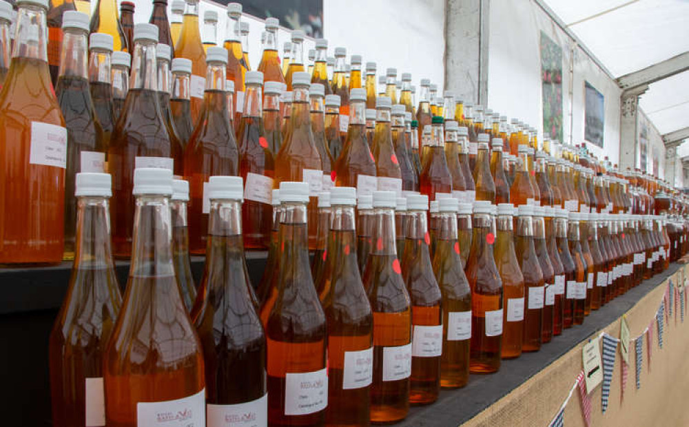 An impressive array of cider entries