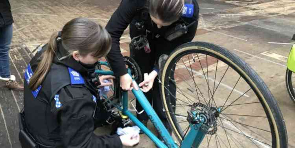 Bike marking Bike marking
