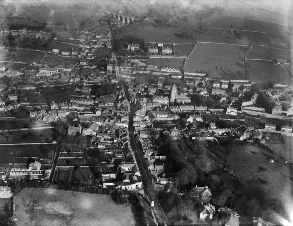 Shepton Mallet, 1923 © Historic England Archive. Aerofilms Collection