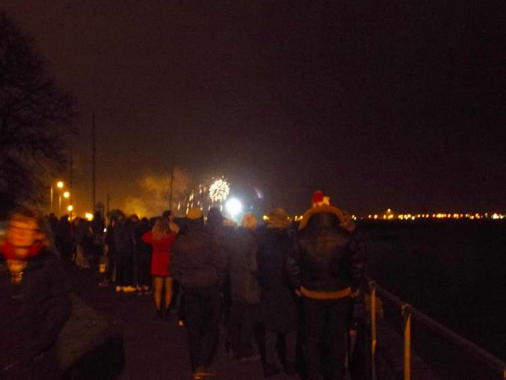 Spectators outside the Bristol Arms and Shipwreck will not now see annual fireworks display from Harwich