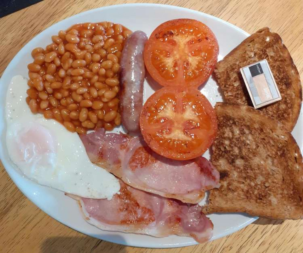 Breakfast at the Shipwreck in Shotley