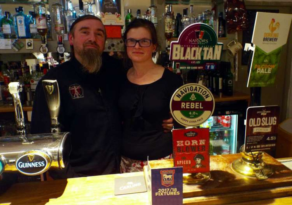 Anna and Kevin at Wheatsheaf (Picture credit: Nub News)