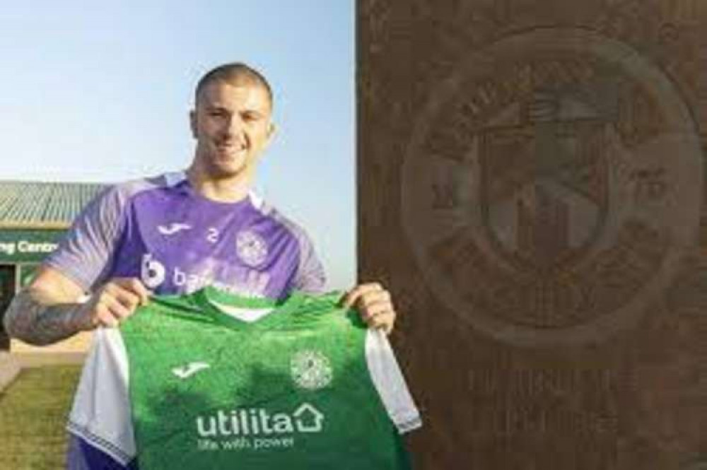 Harry Clarke signed for Hibs (Picture contributed)