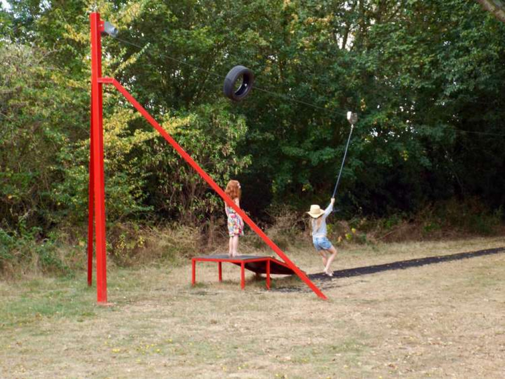 Chelmondiston playing field is popular amenity