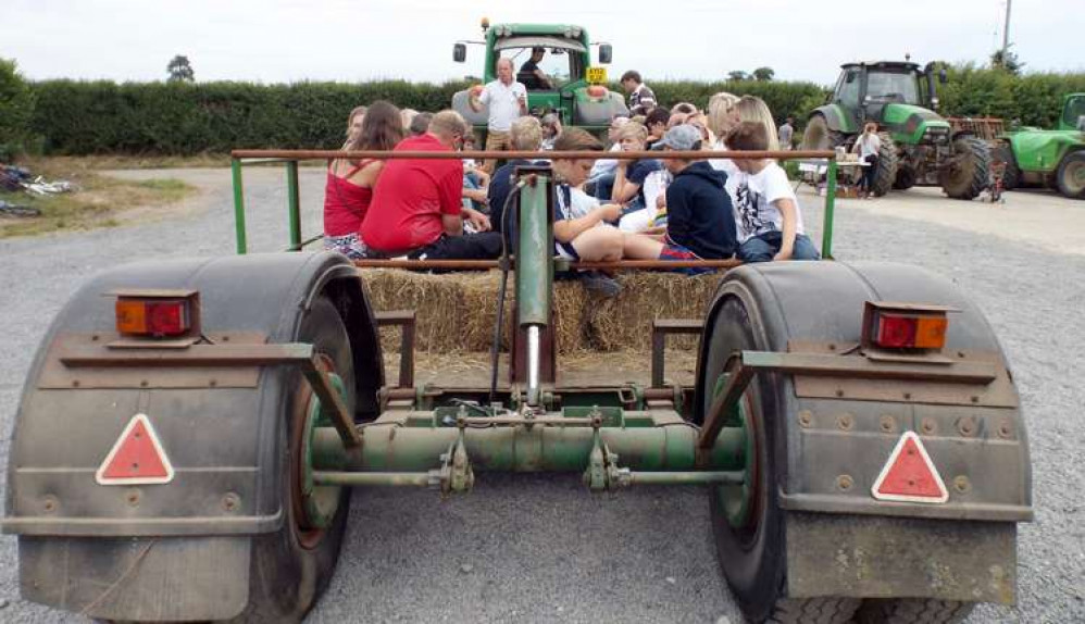 Geoff Mayhew in previous LEAF Open Farm Sunday (Picture credit: Nub News)