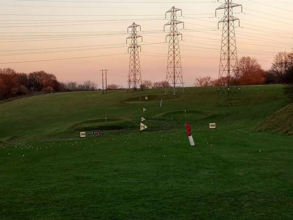 Driving range at Bourne Hill, Wherstead