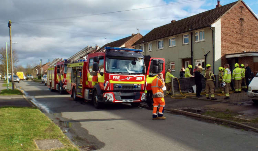 Job done as crews deal with fire in Shotley (Picture credit: Peninsula Nub News)