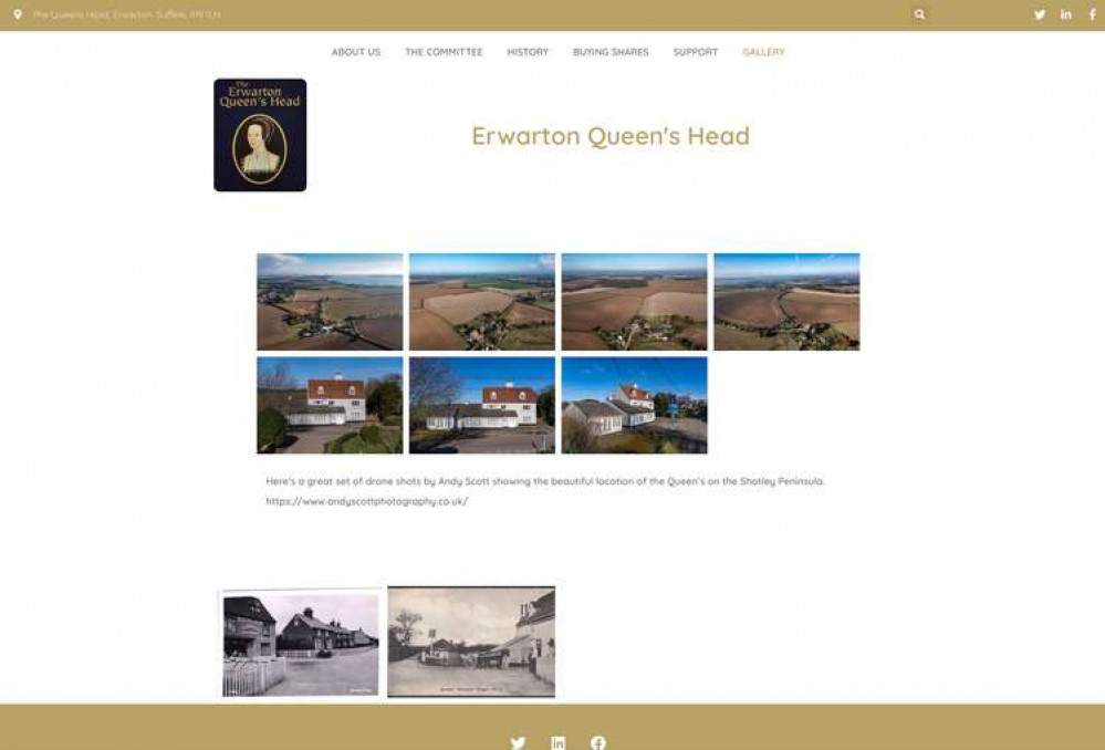 Queen's Head group's website set up