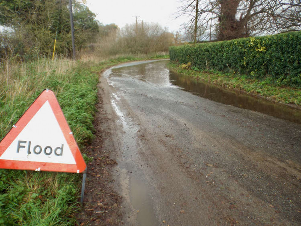 Flooding already on back roads