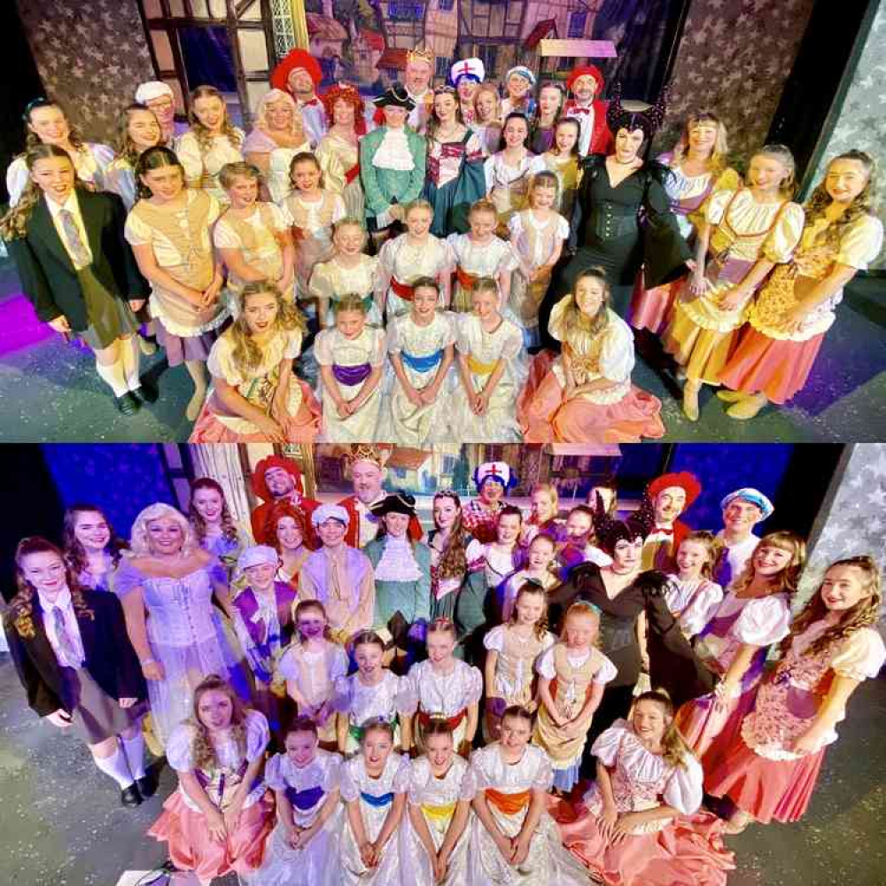 The two teams of cast members who brought Sleeping Beauty to panto audiences at Strode Theatre in Street The two teams of cast members who brought Sleeping Beauty to panto audiences at Strode Theatre in Street