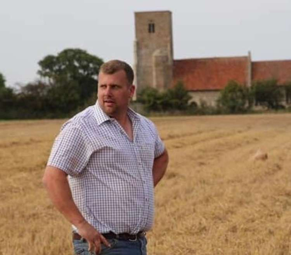 Farmer and villager Russel Abbott