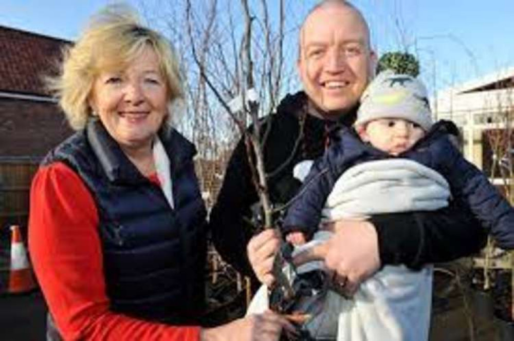 Cabinet member Elisabeth Malvisi oversaw Trees for Life Scheme