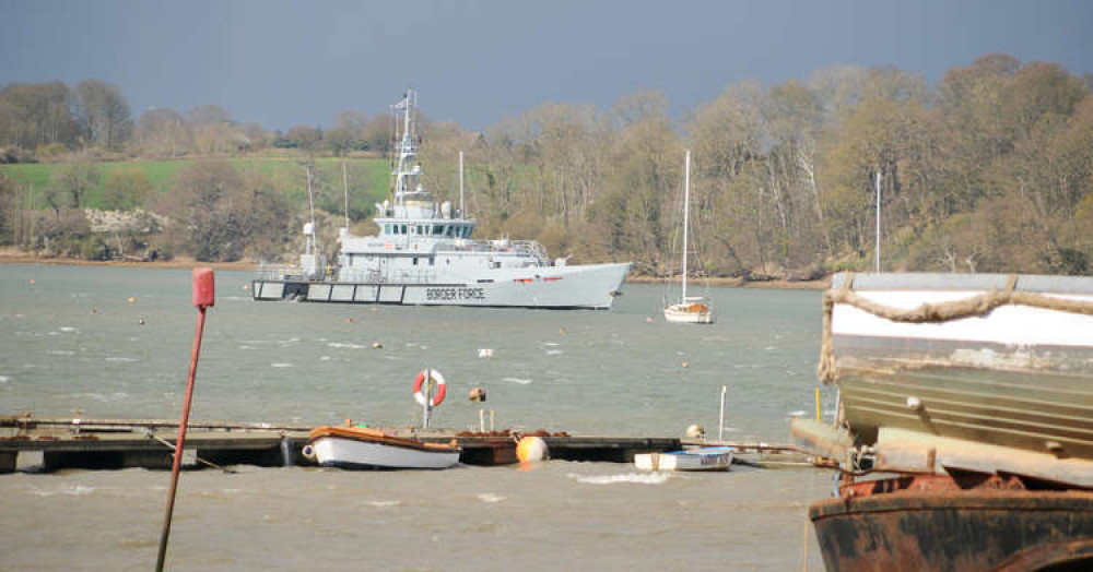 Border Force at Pin Mill