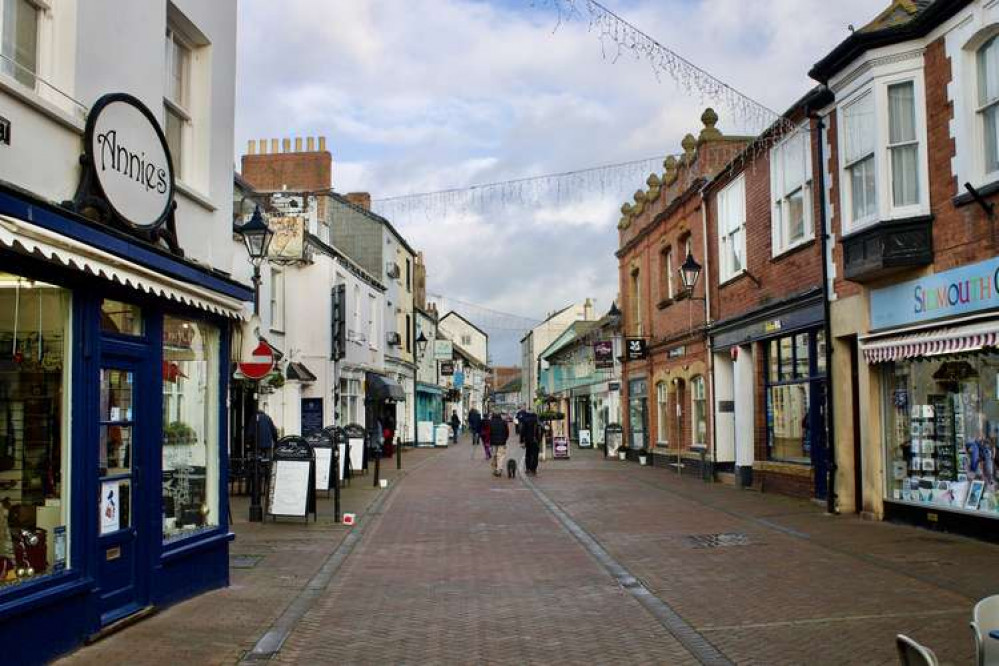 Sidmouth town centre (Nub News, Will Goddard)