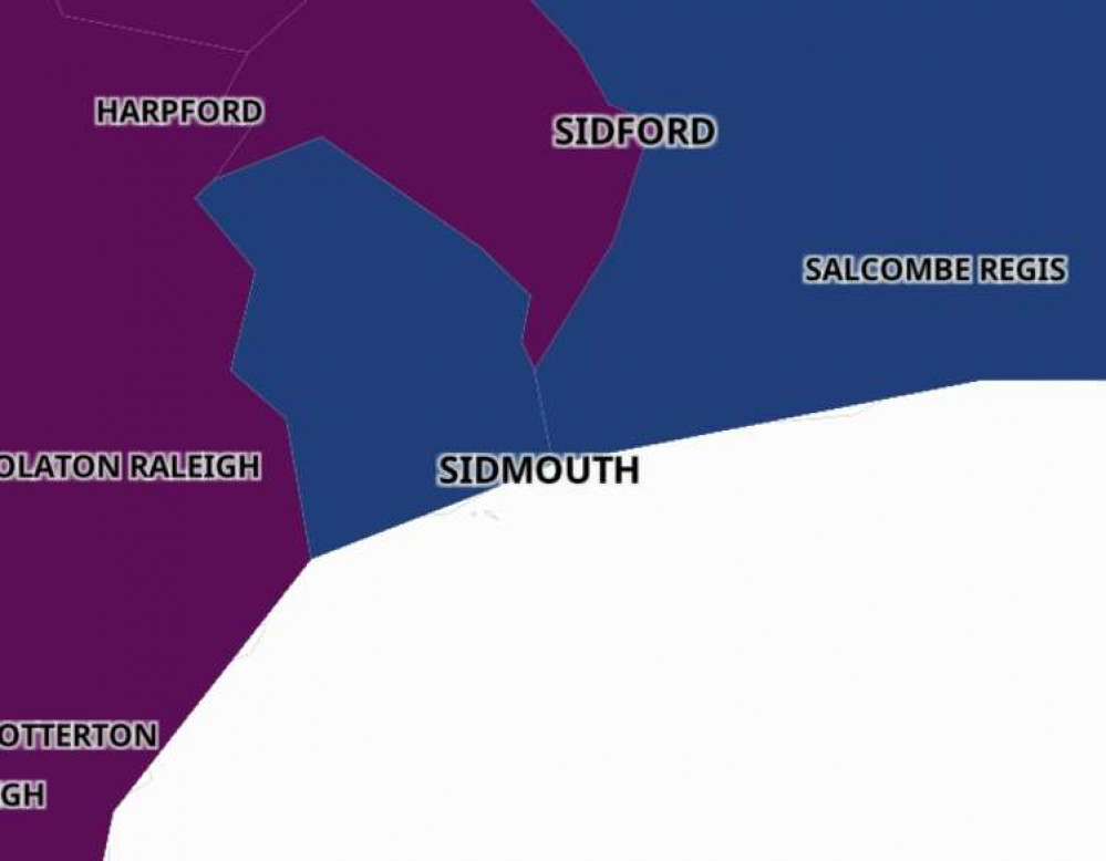 Sidmouth coronavirus map Sidmouth coronavirus map