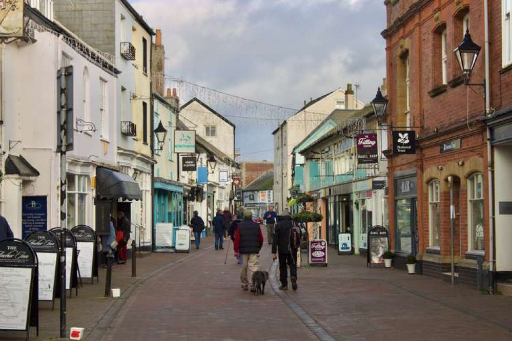 Sidmouth town centre (Nub News, Will Goddard) Sidmouth town centre (Nub News, Will Goddard)