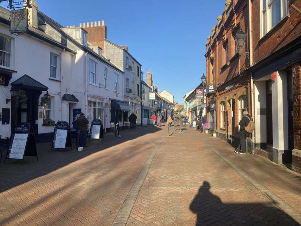 Sidmouth town centre (Nub News, Will Goddard)