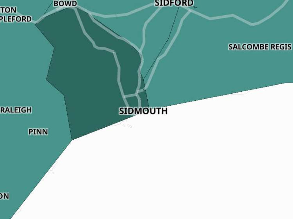 Sidmouth vaccination map Sidmouth vaccination map