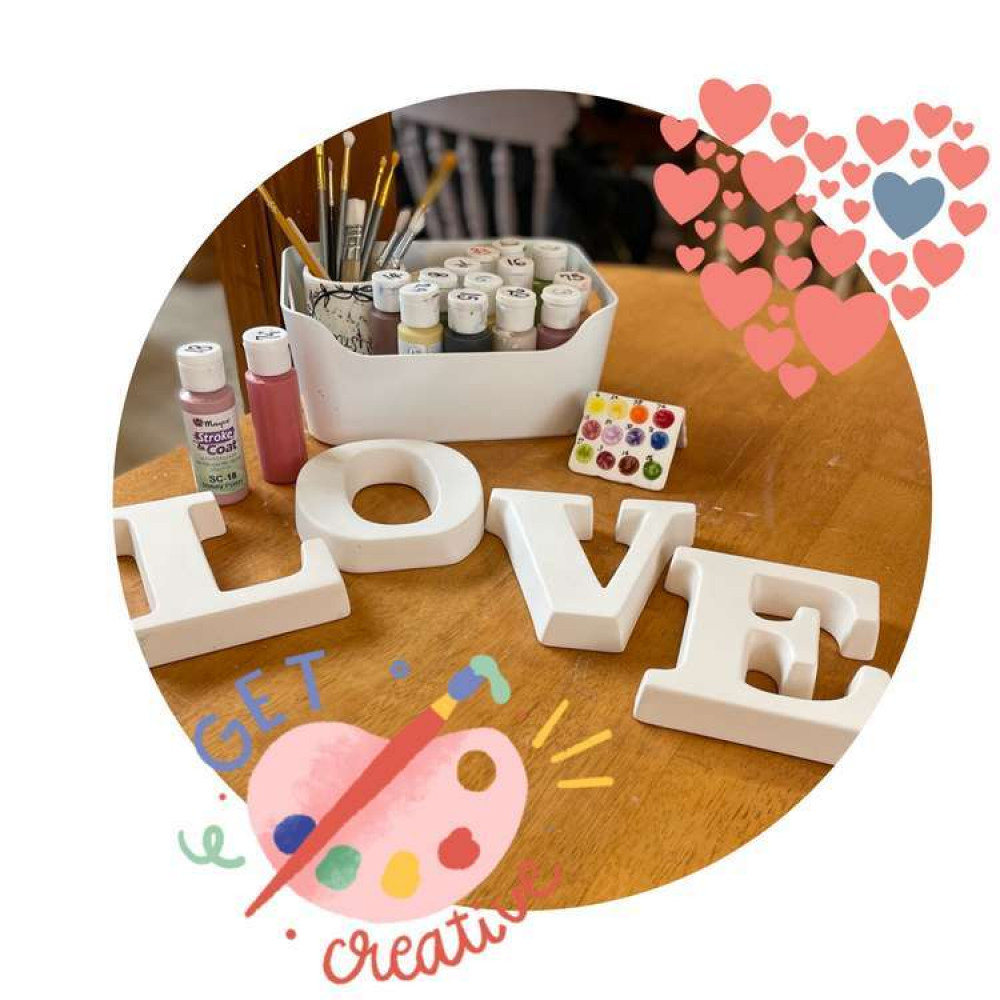 An evening of pottery painting with someone who makes you happy on Valentine's Day An evening of pottery painting with someone who makes you happy on Valentine's Day