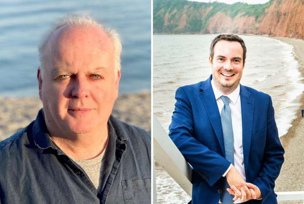 L: East Devon District Council leader Paul Arnott (Paul Arnott). R: East Devon MP Simon Jupp (Gareth Williams) L: East Devon District Council leader Paul Arnott (Paul Arnott). R: East Devon MP Simon Jupp (Gareth Williams)