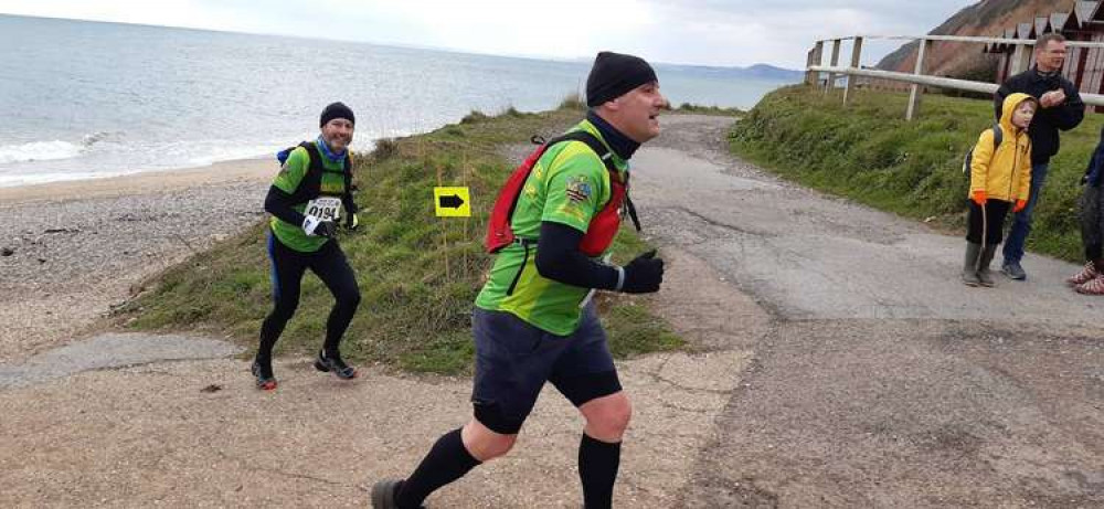 Mark Norton and Clive Gilbert at Branscombe