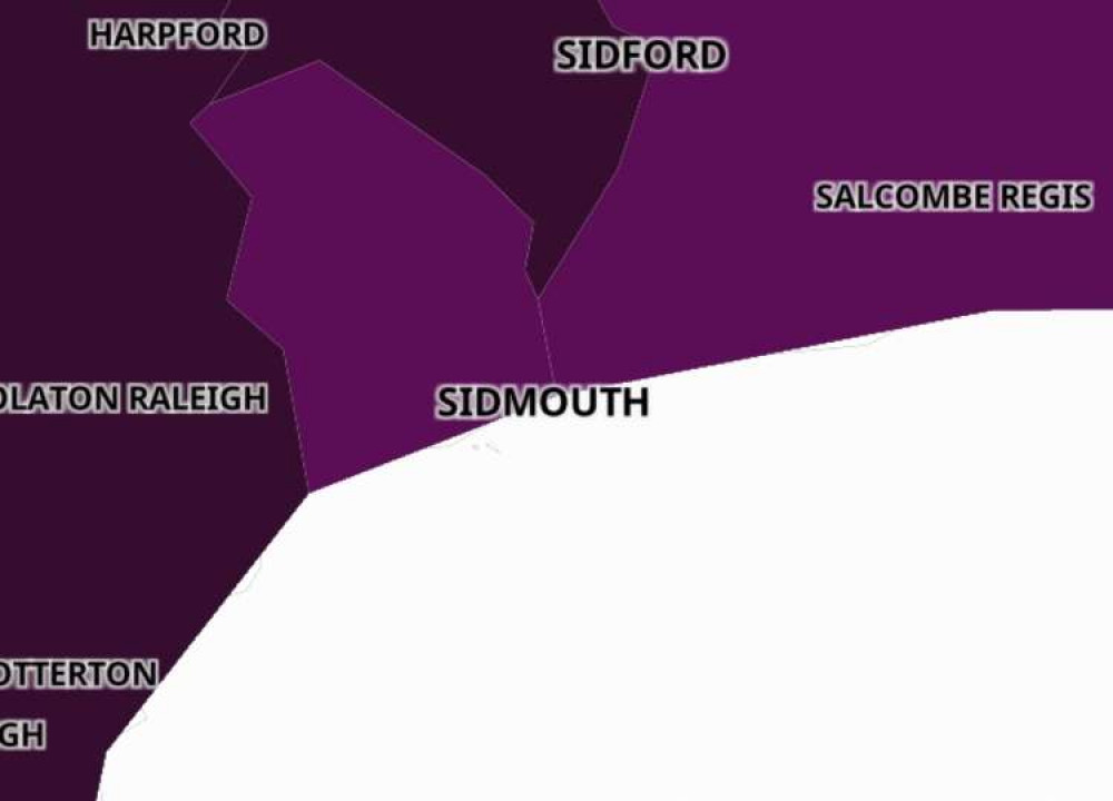 Sidmouth coronavirus map Sidmouth coronavirus map