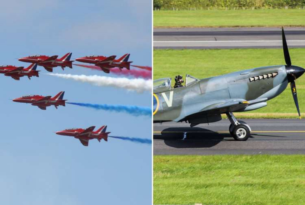 L: By Konflikty.pl, Attribution, https://commons.wikimedia.org/w/index.php?curid=15871533. R: By Mark Harkin - TE311 4D-V Supermarine Spitfire Mk XVI BBMF, CC BY 2.0, https://commons.wikimedia.org/w/index.php?curid=43049243