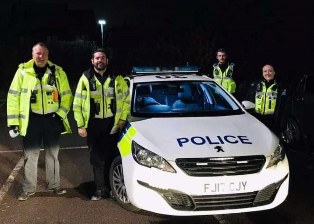 Swadlincote Police were surprised to find the pheasants Photo: Swadlincote SNT