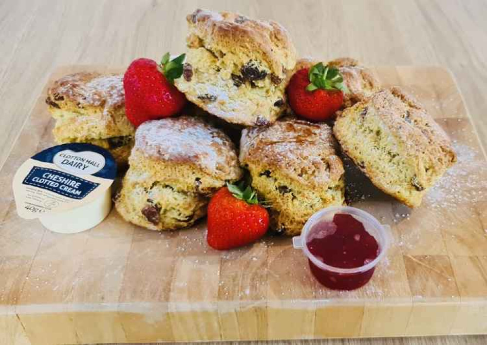 Cheshire Brownie scones Cheshire Brownie scones
