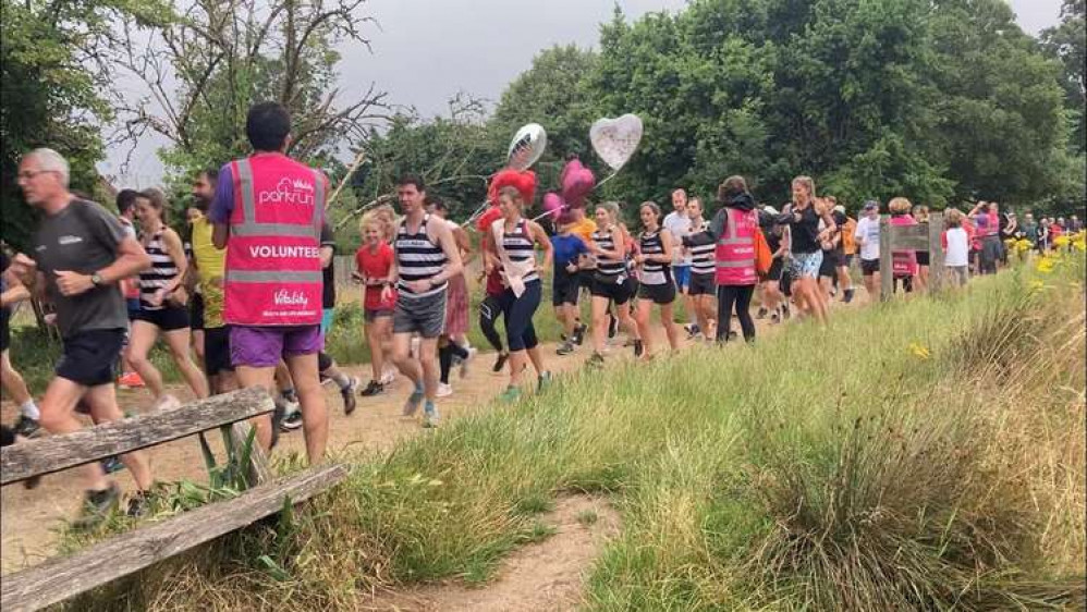 Parkrun held it's first event in Bushy Park.