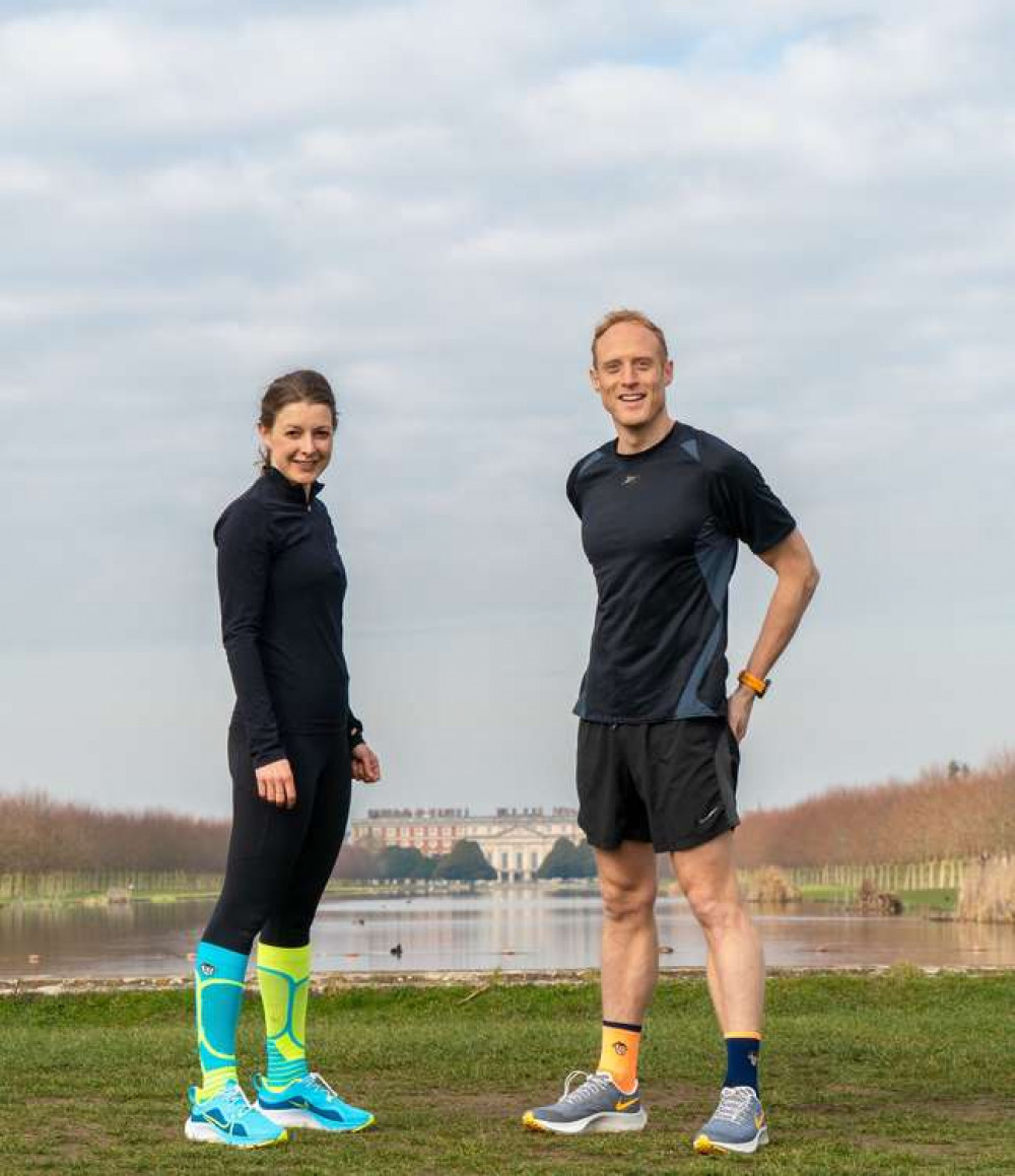 Lianne (left) and James (right) at Hampton Court Palace (Image: MonkeySox)