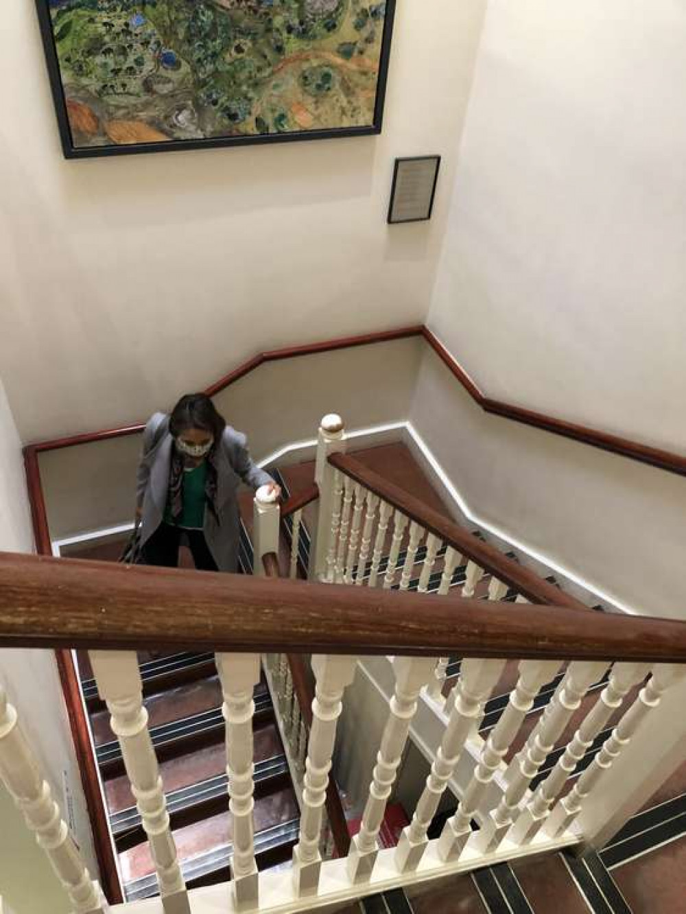 Stairs in the Park Road surgery building