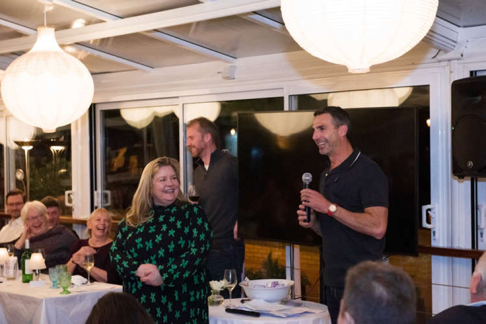 The event was held at riverside restaurant The Wharf and featured interviews by sports journalist Alison Kervin (Image: SporTedd)