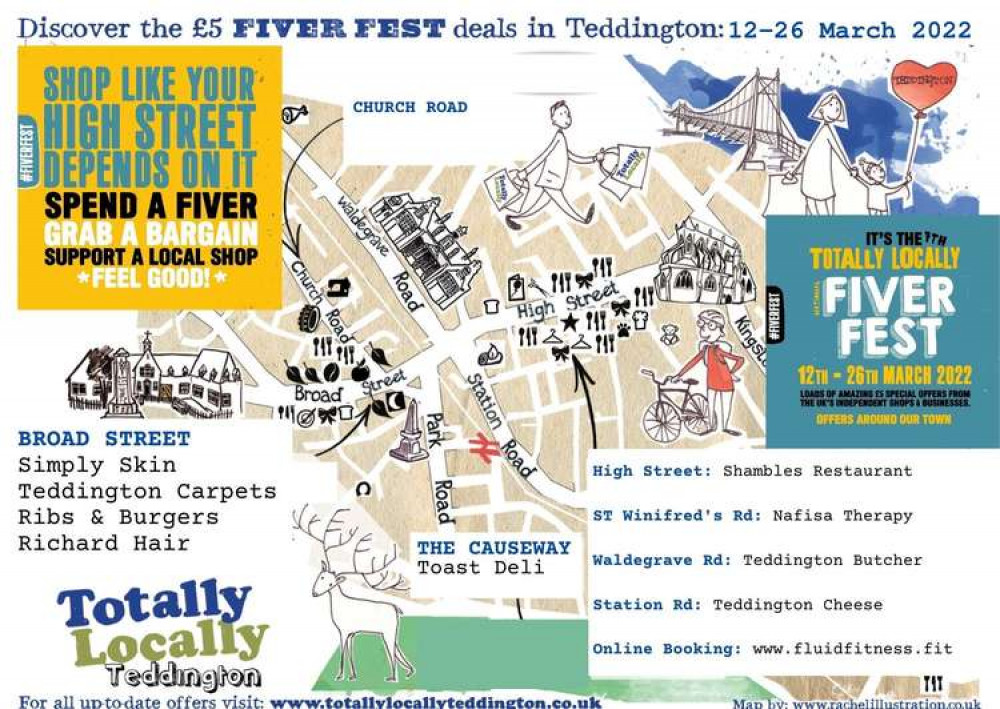 Teddington Fiver Fest is back for 2022 - here are some of the great offers you can get this fortnight