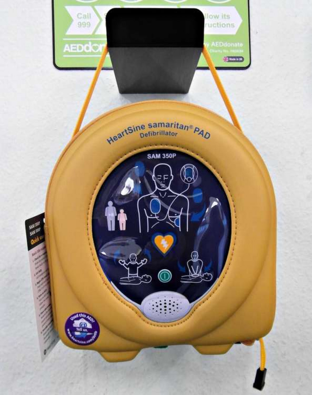 Elleray Hall defibrillator. Credit: Peter Denton